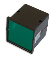 KM-63+PFG Obudowa z tworzywa KM63 wymiary: 72x72x73mm - obudowa tablicowa z filtrem zielonym - czarna - ABS