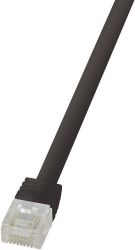 kabel LAN LogiLink CF2083U, 1 szt., RJ45, CAT 6, U/UTP, 7.50 m, czarny