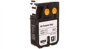 Taśma Winylowa Trwała Do Drukarek Xtl 12Mm X 7M Czarna Na Białym 1868751