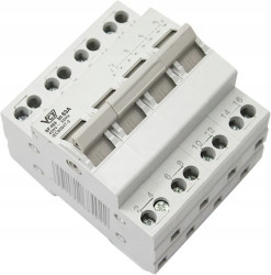 Przełącznik zasilania sieć-agregat VCX 4P 63A 1-0-2