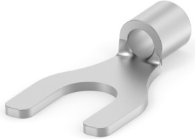 Uninsulated forked cable lug, 1.25-2.0 mm², AWG 16, 34129