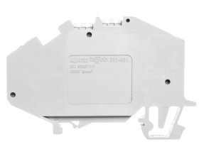 Złączka szynowa 2-przewodowa 4mm2 szara 781-601 TOPJOB /50szt./