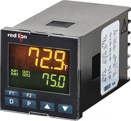 Regulator temperatury PID panelowy Red Lion Uz: 24 V DC wyjście Przekaźnik 1-wyjściowy-wyjściowy wejście Analogowa 48 x
