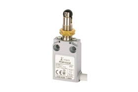 Wyłącznik krańcowy 1R 1Z wolnoprzełączający rolka z tworzywa Ø10,7 z mocowaniem za gwintowaną głowicę PEM1G23X A37-A89X