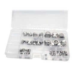 Zestaw 52szt nakrętek kołpakowych M3-M12
