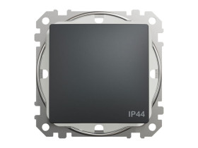SEDNA DESIGN & ELEMENTS Wyłącznik pojedynczy IP44 czarny antracyt SDD214101 SCHNEIDER ELECTRIC