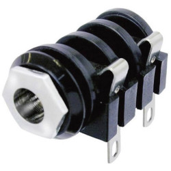 Neutrik NMJ4HC-S 6.35mm Mono Audio Jack Socket Horizontal Mount 2 Pins