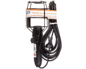 Oprawa przenośna warsztatowa PRACTIC 1x60W E27 kl.II przewód gumowy 5m 000126