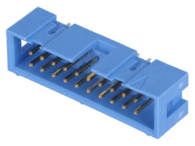 Gniazdo IDC męskie 20-pin proste THT złocony 2,54mm 2-1761603-7