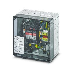 Puszka elektroinstalacyjna ścienna Poliwęglan 180 x 180 x 111mm Szary, przezroczysty IP65 Phoenix Contact