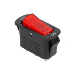 PRZEŁĄCZNIK KOŁYSKOWY ON/OFF PODŚWIETLANY 16A 606C