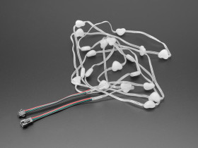Adafruit NeoPixel LED Heart Shape Pixel Strand - 20 LEDs
