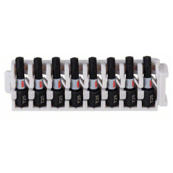 Bosch 2608522381 Screw Bit Set Impact Control 8-Part T25 25mm Durable