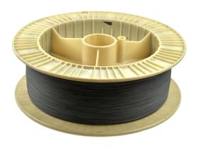 Przewód; montażowy; Kynar 6,1km; 1 żyła; drut; Cu; srebrzony; 0,25mm; szary; PVDF; kynar; max +135°C; 300V; szpula 6,1km; Weiyan