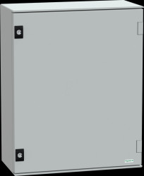 NSYPLM54PG Polyester enclosure, H 530 x W 430 x D 200 mm, with MP metal