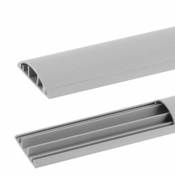 Listwa maskująca przewody TV maskownica uniwersalna napodłogowa naścienna 50x15mm szara 2m