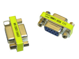 Łącznik DB9 2-rzędy gniazdo-gniazdo żeńskie