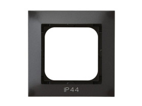 IMPRESJA METALIK Ramka 1 pojedyncza do wyłączników IP44 antracyt RH-1Y/50 OSPEL
