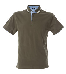 RODI MAN ARMY GREEN POLO IN JERSEY