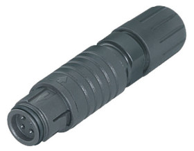 Złącze wielostykowe przemysłowe 5-pinowe Mikro Montaż na kablu Wtyczka binder