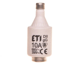 Wkładka bezpiecznikowa 10A DII gG / BiWtz 690V AC/250V DC E27 002312438