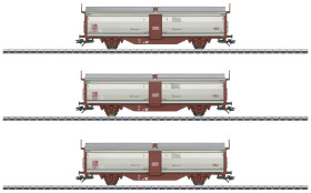 Wagon bagażowy Märklin 47303 H0 zestaw 3 wagonów ze ścianą przesuwną Tbis 571 firmy SJ