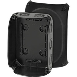 Puszka elektroinstalacyjna ścienna Poliwęglan 77 x 180 x 130mm Czarny IP66, IP67, IP69 HENSEL