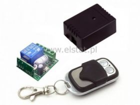 Przekaźnik 1x 12V + pilot 433Mhz