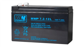 Akumulator Vrla Agm 12V 7,2Ah (Żywotność 12-15Lat) Mwp7,2-12L T2