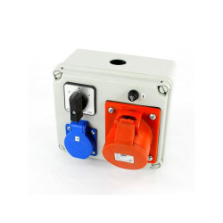 Rozdzielnica siłowa RS natynkowa 1x230V 1x32A/4P 1x1-0-2 Płock 9781118 PCE