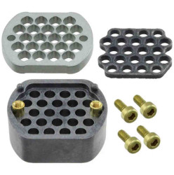 Gniazdo PCB 22 -pinowe 5 -rzędowe raster: 0.633mm Gniazdo Proste Montaż na płytce drukowanej