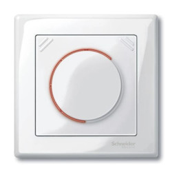 Merten System M Płytka centralna ściemniacza + pokrętło biały polarny MTN567819