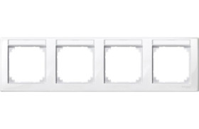 Ramka M-Smart, poczwórna, z polem opisowym, do montażu poziomego, B.P, P MTN471419