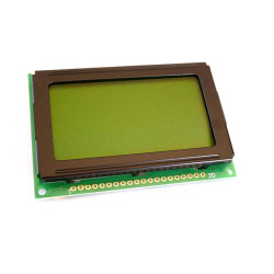 Wyświetlacz LCD Display Elektronik DEM128064BSYH-PY żółto-zielony 128 x 64 Pixel (S x W x G) 75.00 x 53.00 x 9.6 mm