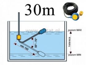 Sonda pływakowa MAC3, 30m ( kabel PCV)