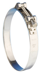 Opaska zaciskowa średnica wew 113 → 121mm śrubowa Jubilee Stal nierdzewna szerokość 25mm