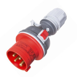 Wtyczka el. siłowa 16A 4P TWIST IP44 3-faz. wtyk na kabel
