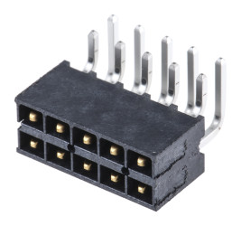 Wtyk PCB 10-pinowe raster: 2.54mm 2-rzędowe Samtec Przewlekany 9.0A 550.0 V , 777.0 V dc