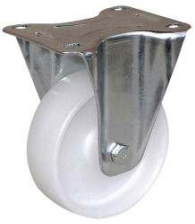 Koło samonastawne średnica kabla 100mm Płyta Guitel Hervieu 100kg wysokość całkowita 130mm