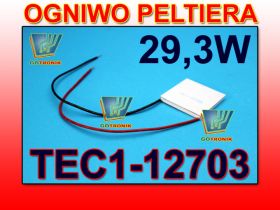 Ogniwo moduł Peltiera TEC1-12703 40x40x4,2mm