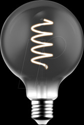 49076 LED lamp E27, 5 W, 104 lm, 1800 K, filament