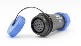 SP2111/S12 gniazdo na przewód 12 pin 400V / 5A