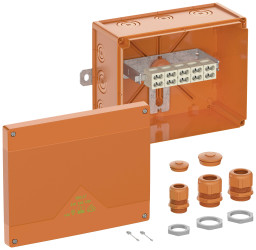 Skrzynka przyłączeniowa Spelsberg WKE 6 T Duo 5 x 16², IP66, (D x S x W) 250 x 200 x 120 mm, pomarańczowy, 2 szt.
