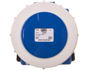 Gniazdo tablicowe skośne 32A 5P 230V /80x97/ niebieskie IP67 4252-9F78