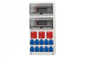 Rozdzielnica LEGATO 32M - gniazda 16A 5p, 2x32A 5p, 10x230V /32 moduły/