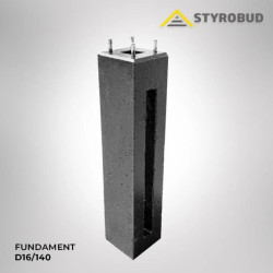 Fundament D16/140 (1400/260) 4xM20/160/TzN