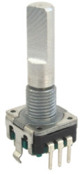 Enkoder mechaniczny obrotowy 18 imp/obr Płaski 6 mm Bourns