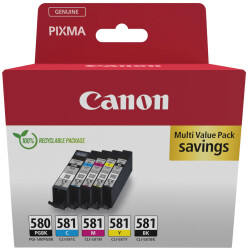 Canon 2078C007 2078C007 ink cartridge 5 pc(s) Original Black, Blue, Cyan, Magen