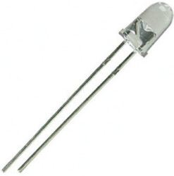 LED, Otwór przelotowy, Czerwony, 2-pinowy, 2.6 V 5 mm (T-1 3/4), 23 °, Cree LED, Cree