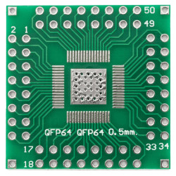 Adapter QFP64 QFN64 0.5/QFP64-32 0.8 na DIP